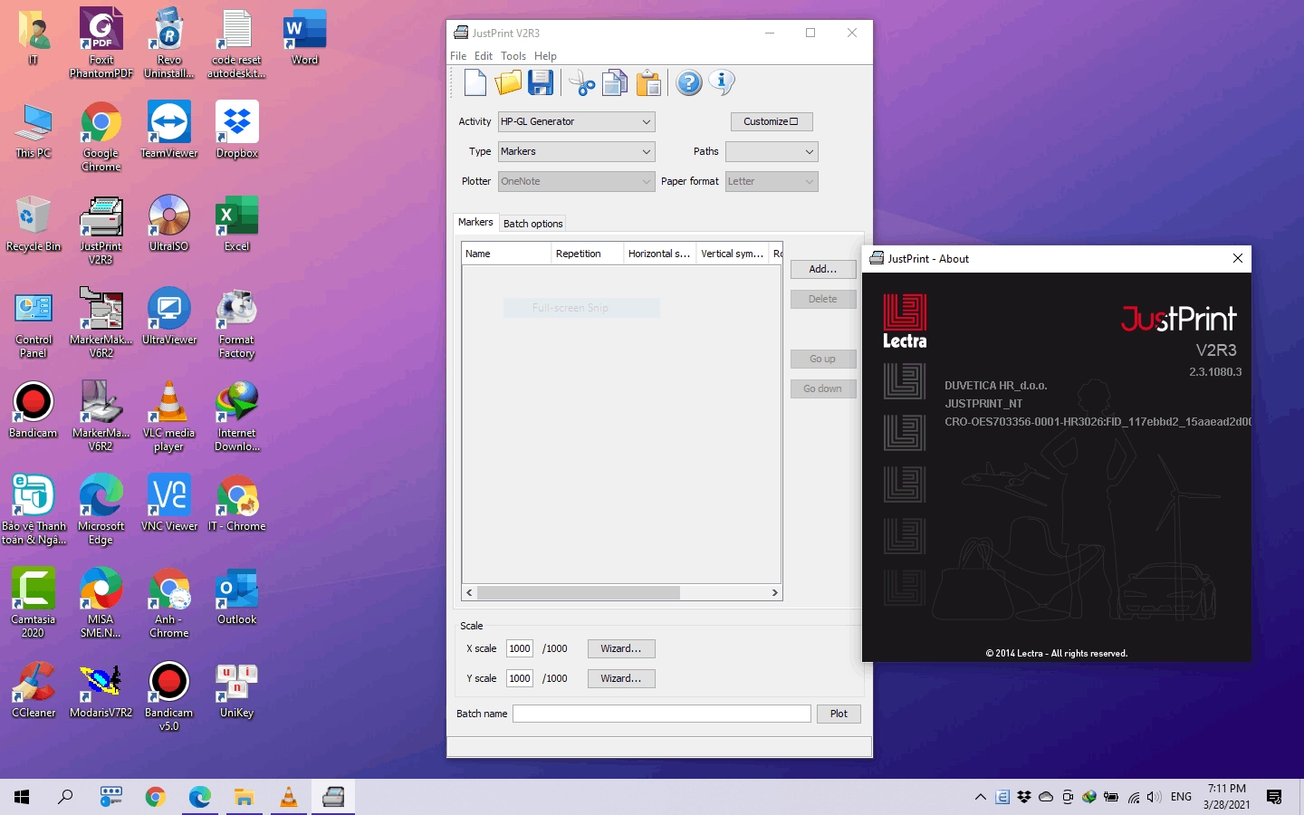 Lectra Modaris V7R2 - Win 7, Win 10, Win 11 (32-64 bit)