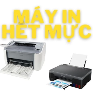 Nhận biết máy in hết mực