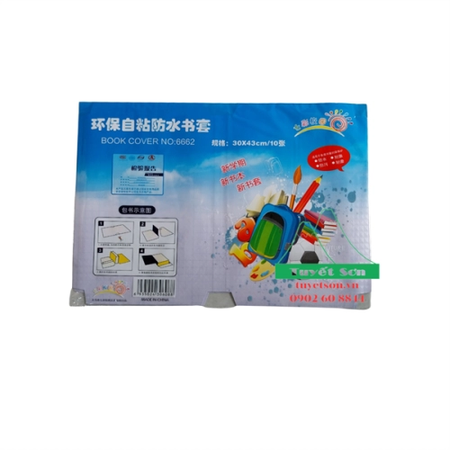 B&igrave;a decal d&aacute;n s&aacute;ch vở trung (30x43cm)