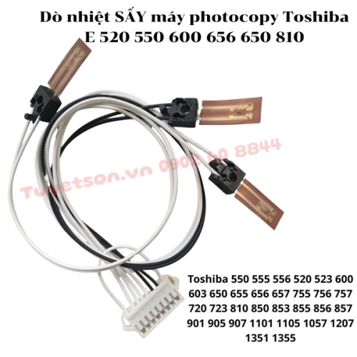 D&ograve; nhiệt SẤY m&aacute;y photocopy Toshiba E 520 550 600 656 650 810