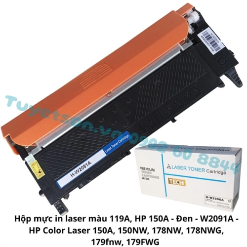 Hộp mực in laser m&agrave;u 119A TECH - HP Color Laser 150A 150NW 178NW 178NWG 179fnw 179FWG
